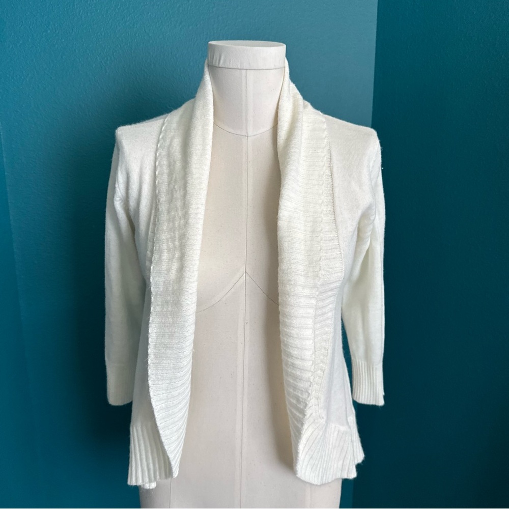 BCX Ivory Knit Cardigan